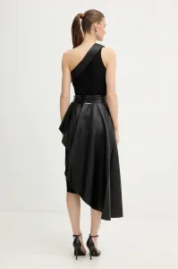 Šaty Karl Lagerfeld Biker Detail Dress Black