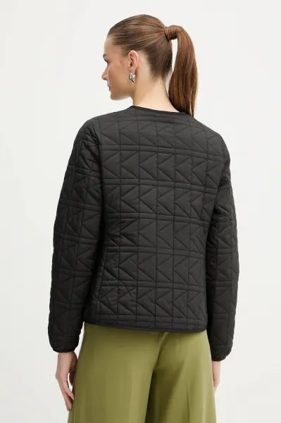 Bunda Karl Lagerfeld K Quilt Lightweight Jacket Black