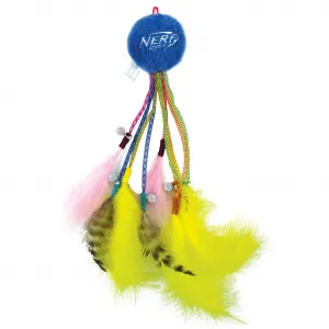 NERF CAT Hračka pre mačky chobotnička s rolničkami a paličkou 30 cm