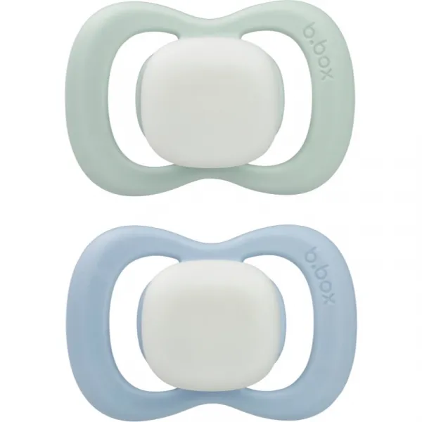 B.Box Glow 0-6m cumlík Sky/Sage 2 ks