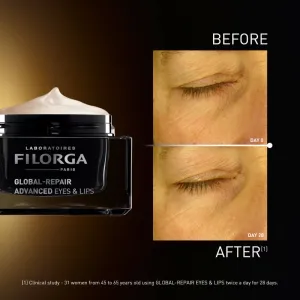 FILORGA GLOBAL-REPAIR ADVANCED EYES & LIPS krém proti vráskam na kontúrovanie očí a pier 15 ml