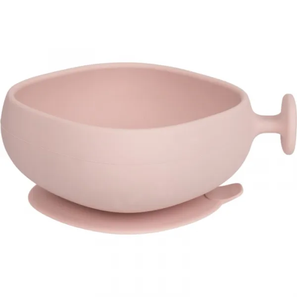 B.Box Silicone Bowl silikónová miska s viečkom Pink 300 ml