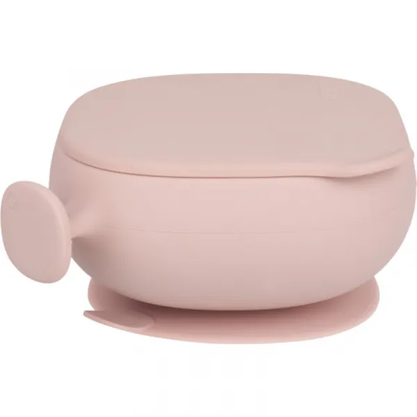 B.Box Silicone Bowl silikónová miska s viečkom Pink 300 ml