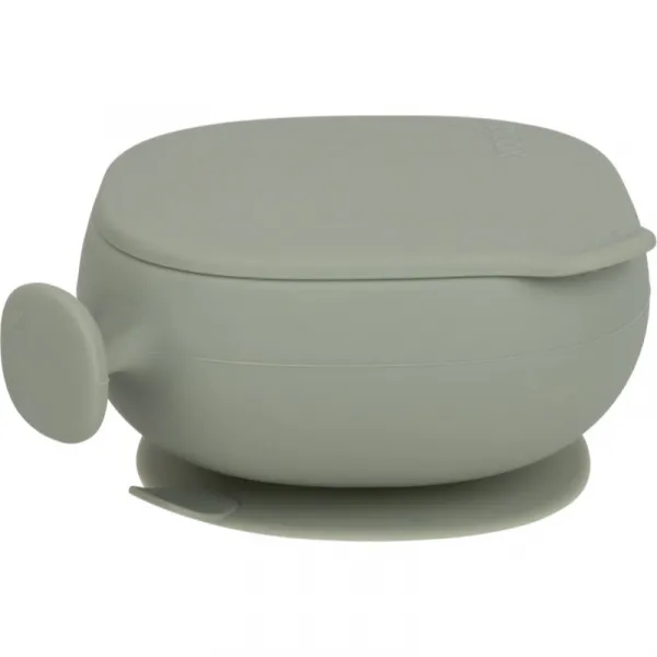 B.Box Silicone Bowl silikónová miska s viečkom Green 300 ml