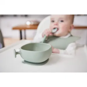 B.Box Silicone Bowl silikónová miska s viečkom Green 300 ml