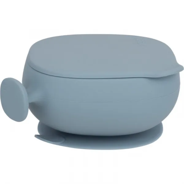 B.Box Silicone Bowl silikónová miska s viečkom Blue 300 ml