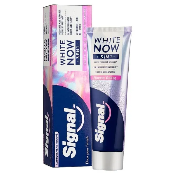 Signal White Now 3in1 Forever Young zubná pasta 75 ml 1ks