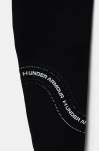 Detské legíny Under Armour Motion Branded Ankle Leg čierna farba, s potlačou, 1390084