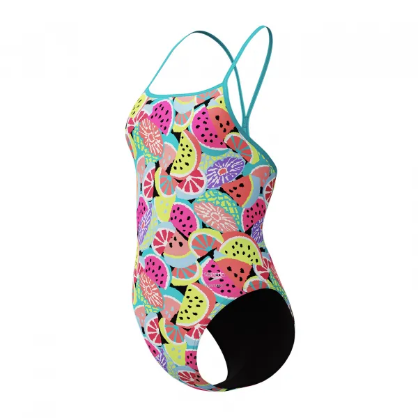 Speedo printed turnback summer fruits 128cm