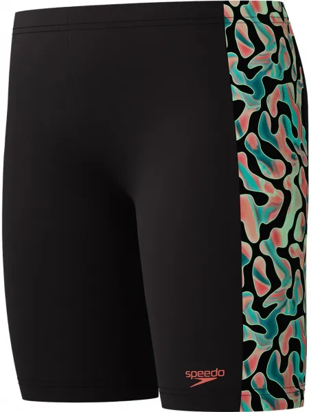 Speedo digital allover panel jammer black / green / red 152cm