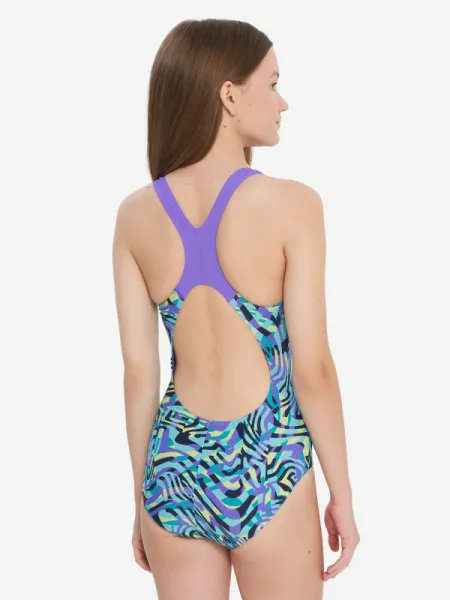 Speedo digital allover turquoise / purple 152cm