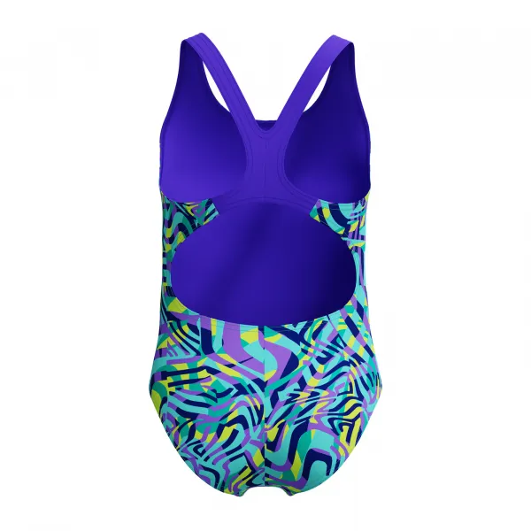 Speedo digital allover turquoise / purple 152cm