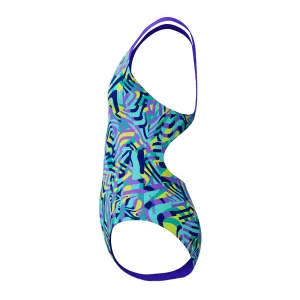 Speedo digital allover turquoise / purple 152cm