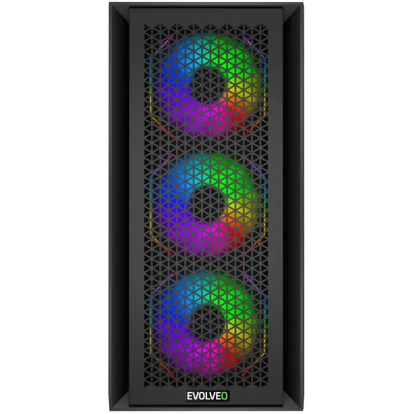 EVOLVEO Rhino, eATX/ATX/4x ARGB/bočnice sklo/mesh