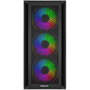 EVOLVEO Rhino, eATX/ATX/4x ARGB/bočnice sklo/mesh