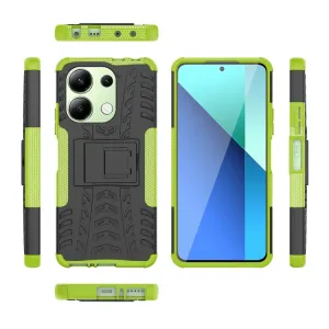 STAND Odolný ochranný kryt pre Xiaomi Redmi Note 13 zelený