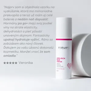 Natuint cosmetics - Výživný pleťový krém s lipidmi