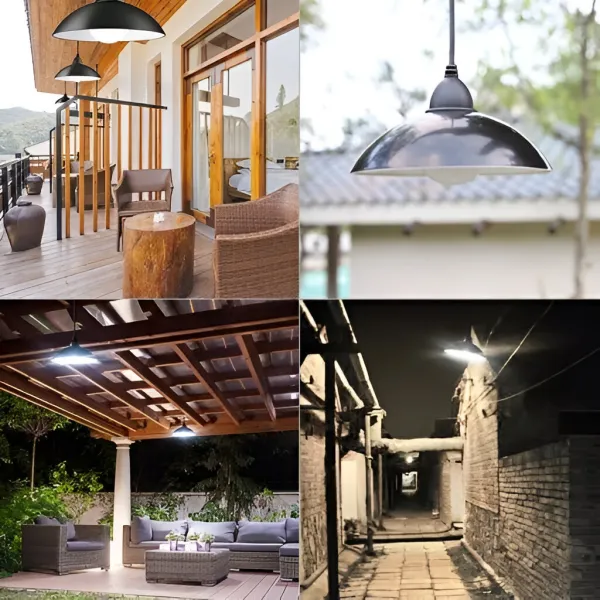 MG Lamp solárna lampa 1200mAh, čierna