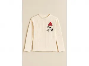 Fashionkids Dievčenský rebrovaný top  NATALKA Farba: Žltá, Veľkosť: 110