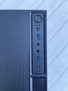 EUROCASE skříň MC MF-320B, Micro Tower, 1xUSB-C, 2xUSB 3.0, 2x audio, bez zdroje