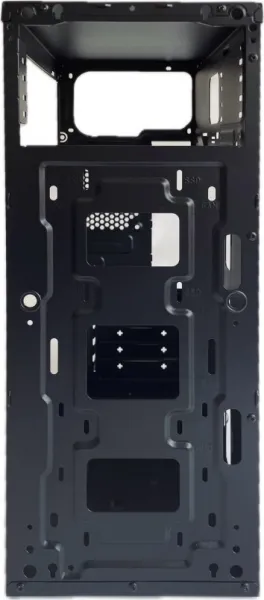 EUROCASE skříň ML N6-500B, Midi Tower, 1xUSB-C, 2xUSB 3.0, 2x audio, bez zdroje