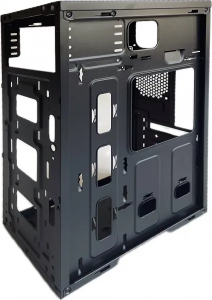 EUROCASE skříň ML N6-500B, Midi Tower, 1xUSB-C, 2xUSB 3.0, 2x audio, bez zdroje