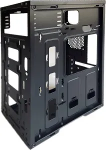 EUROCASE skříň ML N6-500B, Midi Tower, 1xUSB-C, 2xUSB 3.0, 2x audio, bez zdroje