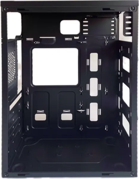 EUROCASE skříň ML N6-500B, Midi Tower, 1xUSB-C, 2xUSB 3.0, 2x audio, bez zdroje