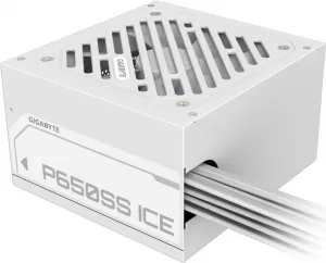 GIGABYTE zdroj P650SS ICE, 650W, 80+ Silver, 120mm, ATX 3.0, bílá
