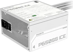 GIGABYTE zdroj P650SS ICE, 650W, 80+ Silver, 120mm, ATX 3.0, bílá