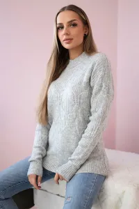 Legínovo Sveter cez hlavu ťaviaci Farba: Tmavá mätová, Veľkosť: UNI