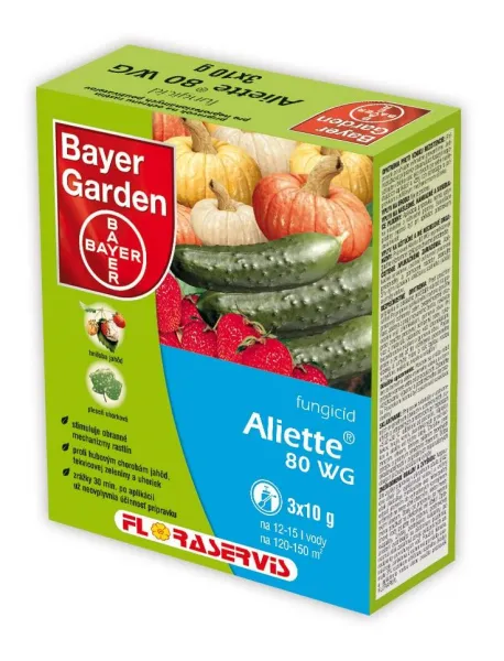 Floraservis Aliette 80WP - proti plesni jahôd a uhoriek Balenie: 10 g