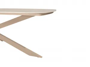 Prado jedálenský stôl s keramickou doskou 240x105 cm barrel latte