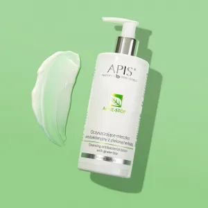 Apis Natural Cosmetics Acne-Stop Home TerApis čistiace a odličovacie mlieko so zeleným čajom 300 ml