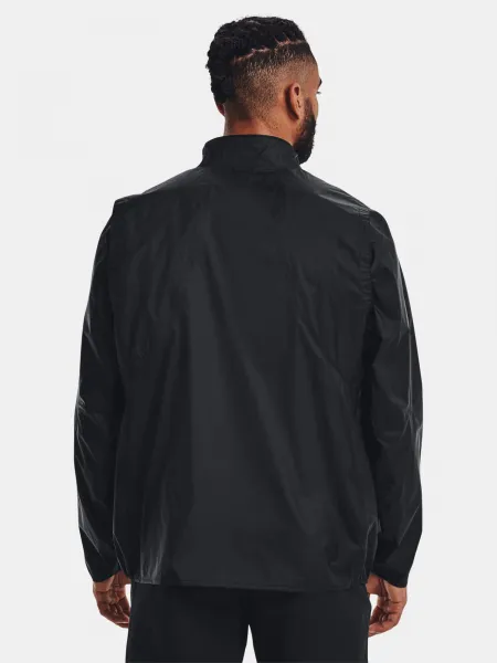 Čierna pánska ľahká bunda Under Armour UA Repel Golf Rain Jkt