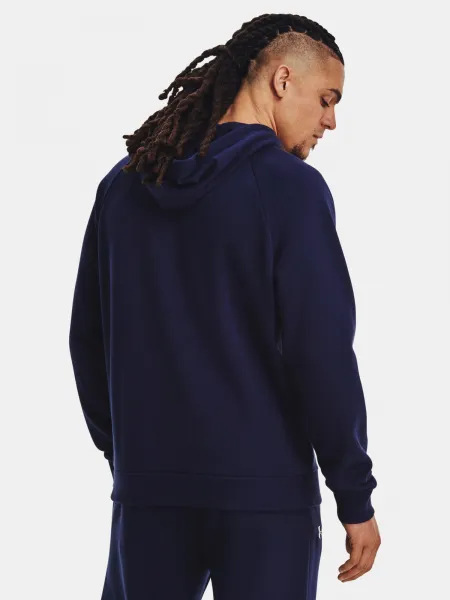 Tmavomodrá pánska mikina s kapucňou Under Armour Rival