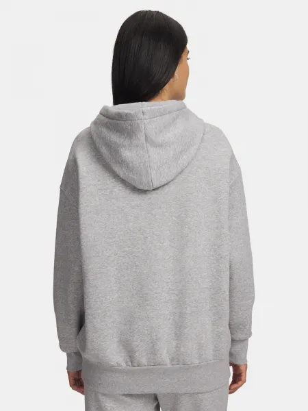 Sivá mikina Under Armour Essential Flc OS Hoodie