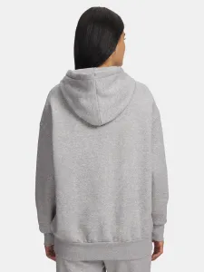 Sivá mikina Under Armour Essential Flc OS Hoodie