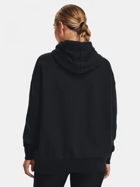 Čierna mikina Under Armour Essential Flc OS Hoodie