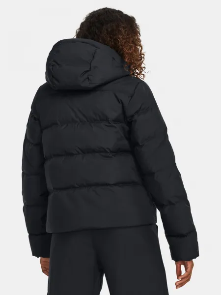 Čierna zimná páperová bunda Under Armour UA CGI DOWN CRINKLE JKT