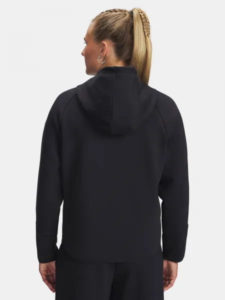 Čierna športová mikina Under Armour Unstoppable Flc FZ