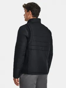 Čierna športová bunda Under Armour UA STRM SESSION GOLF JKT