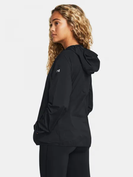 Čierna športová bunda Under Armour LAUNCH LIGHTWEIGHT JKT