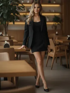 Dámska čierna marynarka CLASSVENT