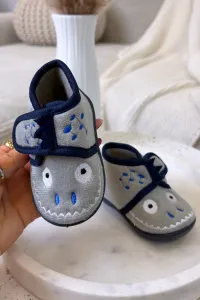 Detské papuče s Velcro zapínaním