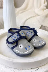 Detské papuče s Velcro zapínaním