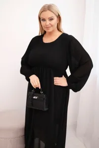 Kesi Włoski Plus Size plisované šaty