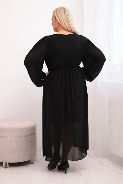 Kesi Włoski Plus Size plisované šaty