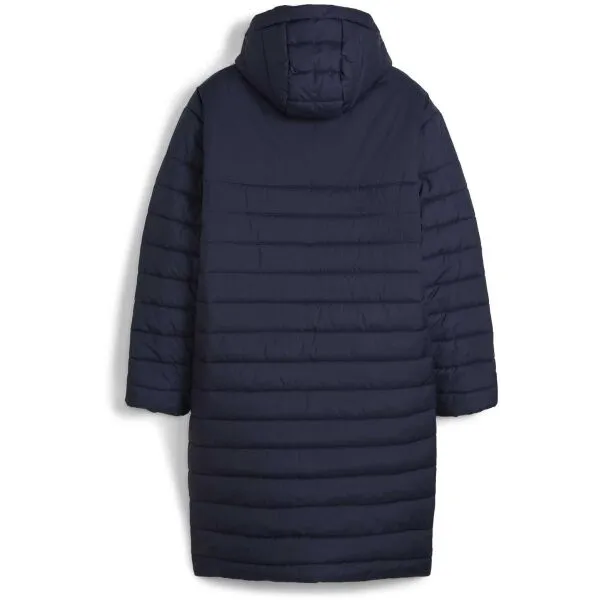Puma TEAMFINAL BENCH JACKET Pánska zimná bunda, tmavo modrá, veľkosť