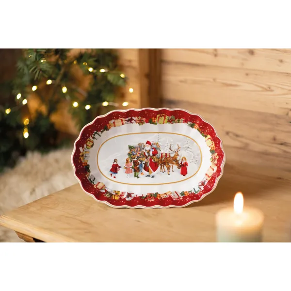 Veľká oválna servírovacia misa, dĺžka 29 cm, kolekcia Toy 's Fantasy - Villeroy & Boch